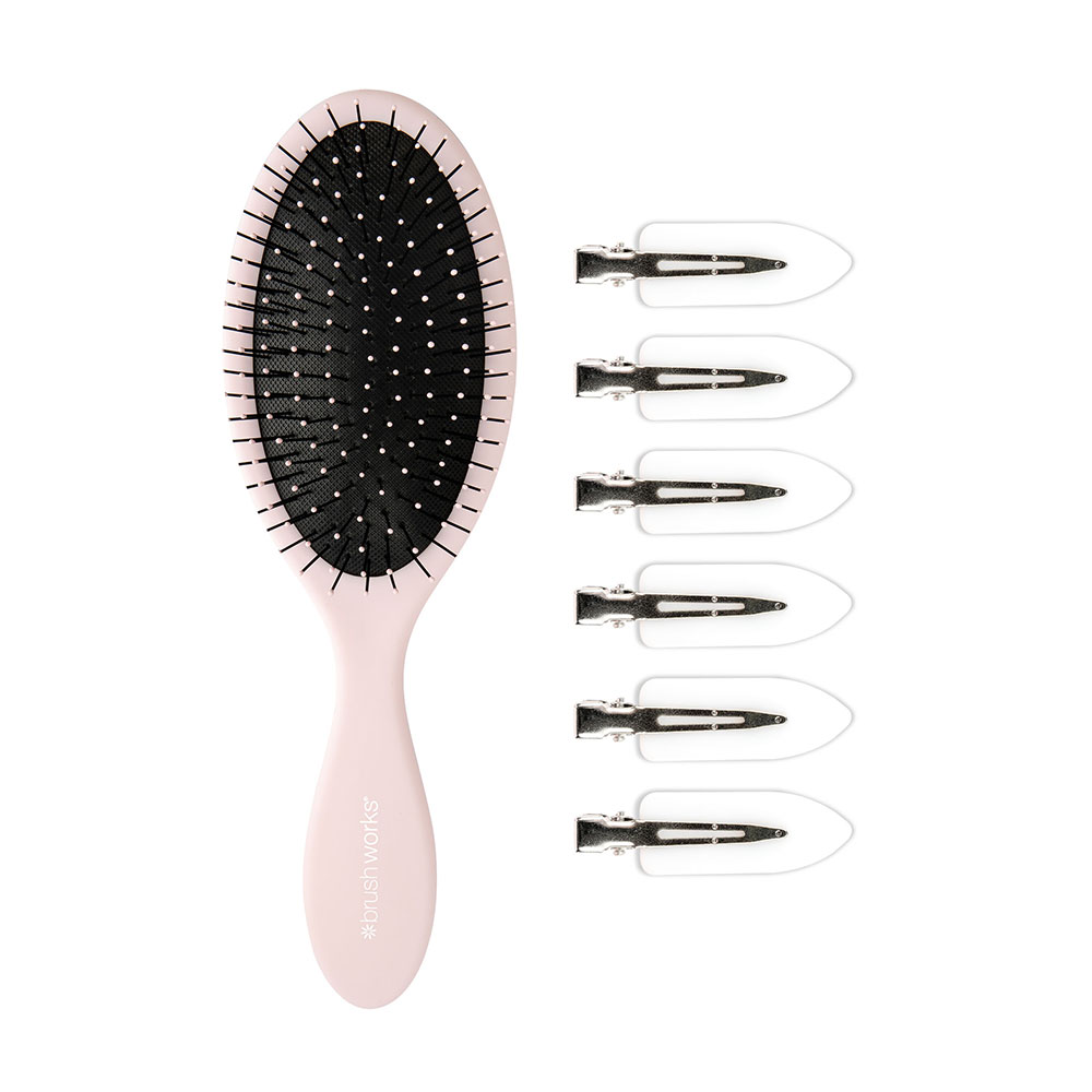 Brushworks Luxury Pink Hair Styling Set - Soinvogue